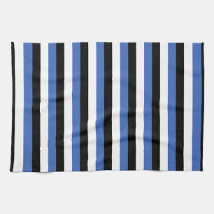 Landesymbollinien der Estonia-Flagge Geschirrtuch