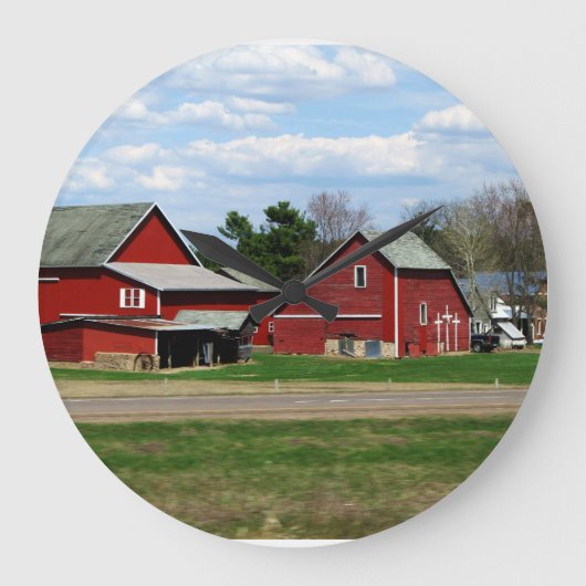 Landeszeit Große Wanduhr (Vorderseite)