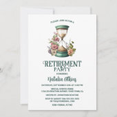 Landfarben-Blumenstour-Glas-Versorgung Einladung (Vorderseite)