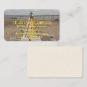 Landfeldmesser am Ufer Visitenkarte (Vorne/Hinten)