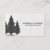 Landflucht | Bäume Visitenkarte (Vorderseite)