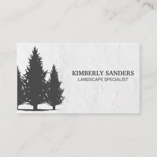 Landflucht | Bäume Visitenkarte (Vorderseite)