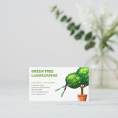 Landflucht | Baumschneidertopiar Visitenkarte (Stehend Vorderseite)