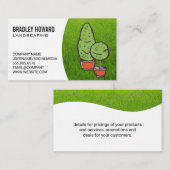 Landflucht | Rasen - und Baumschulkarte Visitenkarte (Vorne/Hinten)