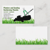 Landflucht | Rasenmäher | Trimmer Visitenkarte (Vorne/Hinten)