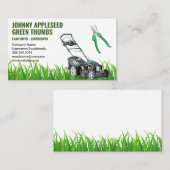 Landflucht | Rasenmäher und Schafe Visitenkarte (Vorne/Hinten)