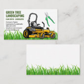 Landflucht | Rasenmäher Visitenkarte (Vorne/Hinten)