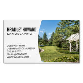 Landflucht | Residence Backyard Magnetische Visitenkarte (Vorderseite)