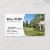 Landflucht | Residence Backyard Visitenkarte (Vorderseite)