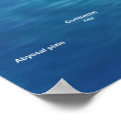 Landformen Kaliforniens Poster (Ecke)