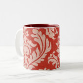 Landfranzösische rote Chic-Tasse Zweifarbige Tasse (Vorderseite Links)