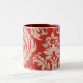 Landfranzösische rote Chic-Tasse Zweifarbige Tasse (Mittel)