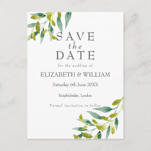 Landgarten Grünflächen Save the Date Postkarte