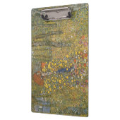 Landgarten mit Kruzifix (von Gustav Klimt) Klemmbrett (Links)