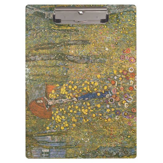Landgarten mit Kruzifix (von Gustav Klimt) Klemmbrett (Vorderseite)