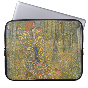 Landgarten mit Kruzifix (von Gustav Klimt) Laptopschutzhülle