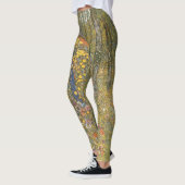 Landgarten mit Kruzifix (von Gustav Klimt) Leggings (Links)