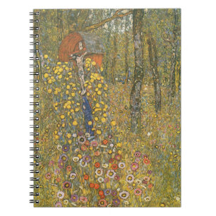 Landgarten mit Kruzifix (von Gustav Klimt) Notizblock