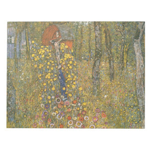 Landgarten mit Kruzifix (von Gustav Klimt) Notizblock