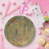 Landgarten mit Kruzifix (von Gustav Klimt) Pappteller (Party)