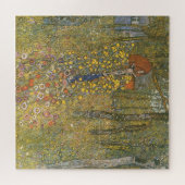Landgarten mit Kruzifix (von Gustav Klimt) Puzzle (Horizontal)