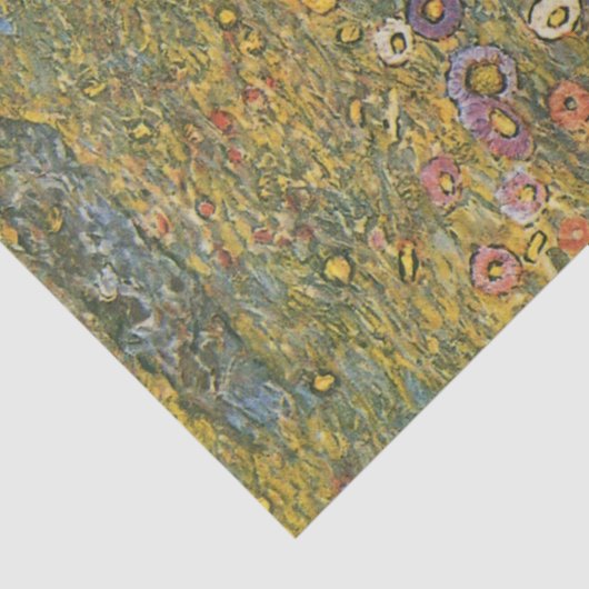Landgarten mit Kruzifix (von Gustav Klimt) Seidenpapier (Detail)