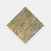 Landgarten mit Kruzifix (von Gustav Klimt) Serviette (Ecke)