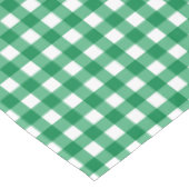 Landgrün Gingham  Tischdecke (Schrägansicht)