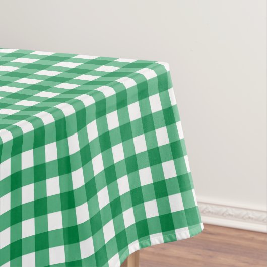 Landgrün Gingham  Tischdecke (Beispiel)