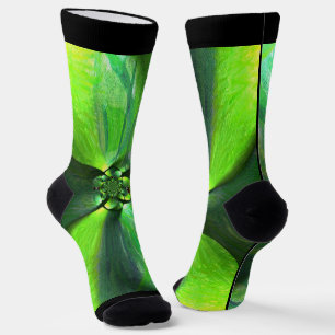 Landgrünes Blatt Fuchs Modern Socken