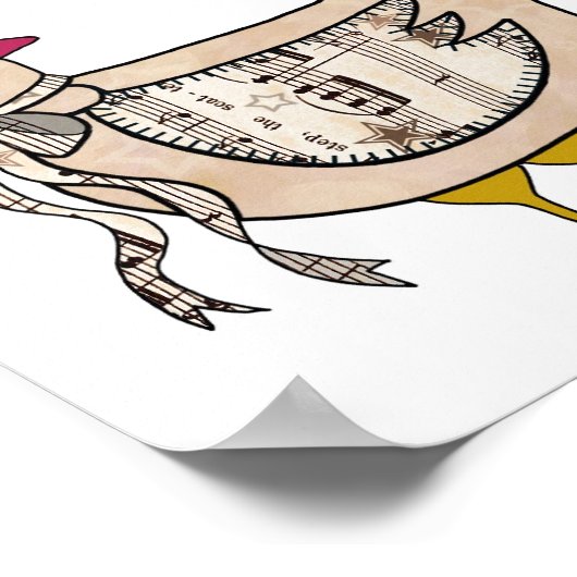 Landhähnchen Poster (Ecke)