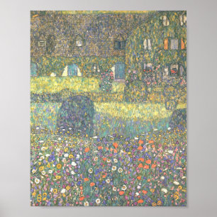 Landhaus am Attersee Gustav Klimt Poster