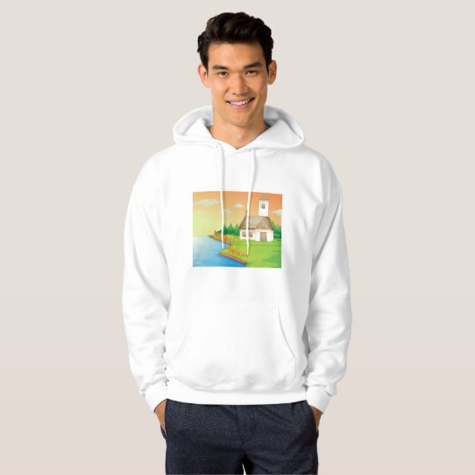 Landhaus am See Hoodie (Vorne ganz)