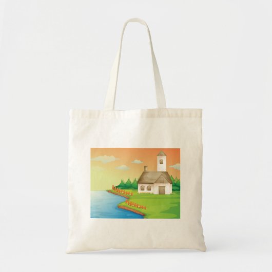 Landhaus am See Tragetasche (Vorne)