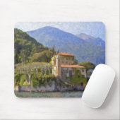 Landhaus Balbianello, See Como Mousepad (Mit Mouse)