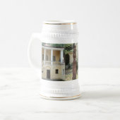 Landhaus Bertramka-Mozart-Prag Bierglas (Vorderseite Links)