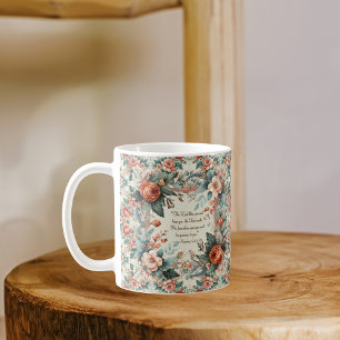 Landhaus-Blumen-Morgen-Segen-Tasse Kaffeetasse