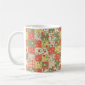 Landhaus-Blumen-Patchwork-Muster Kaffeetasse (Links)