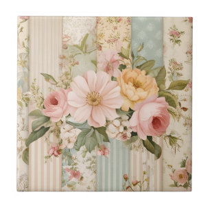 Landhaus-Blumenmuster Fliese