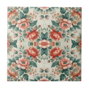Landhaus Blumenmuster Fliese