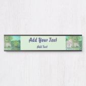 Landhaus Borghese - hängendes Namensschild (Vorderseite )