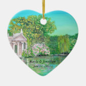 Landhaus Borghese, Wedding Verzierung Keramik Ornament (Vorne)