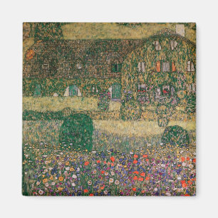 Landhaus durch das Attersee, c.1914 Magnet