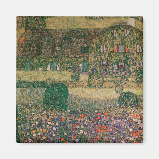 Landhaus durch den Attersee, c.1914 Magnet (Vorne)