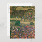 Landhaus durch den Attersee, c.1914 Postkarte (Vorne/Hinten)