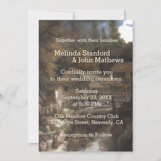 Landhaus Einladung (Vorderseite)