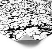 Landhaus-Farbenplakat Poster (Ecke)