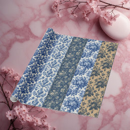 Landhaus Französische Toile Erbstück Botanicals Co Geschenkpapier
