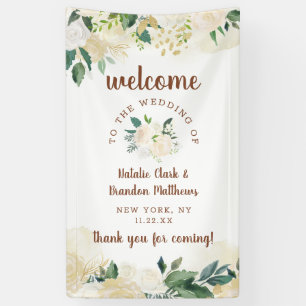 Landhaus Frische Rustikale Landhochzeit Willkommen Banner
