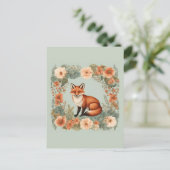 Landhaus-Fuchs Postkarte (Stehend Vorderseite)